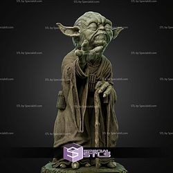 Yoda Portrait Bust 300mm STL Files