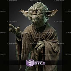 Yoda Portrait Bust 300mm STL Files