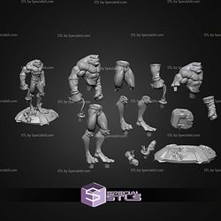 Zitz from Battletoads 1-10 STL Files