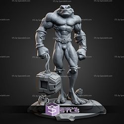 Zitz from Battletoads 1-10 STL Files