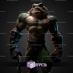 Zitz from Battletoads 1-10 STL Files