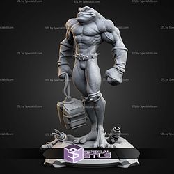 Zitz from Battletoads 1-10 STL Files