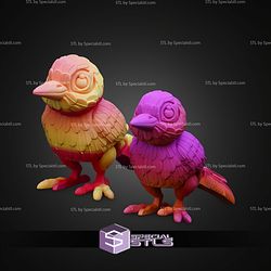 Super Basic STL American Robin Bird