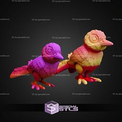 Super Basic STL American Robin Bird