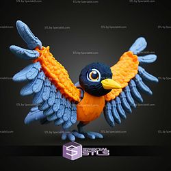 Super Basic STL American Robin Bird