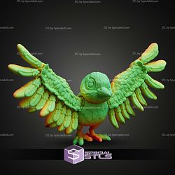 Super Basic STL American Robin Bird