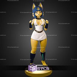 Super Basic STL Ankha Human Stand