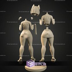 Super Basic STL Ankha Human Stand