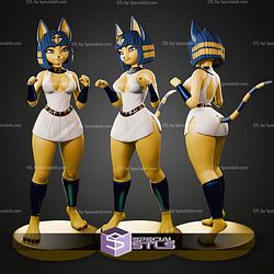 Super Basic STL Ankha Human Stand