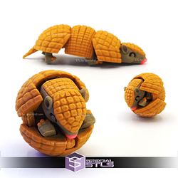 Super Basic STL Articulated Armadillo