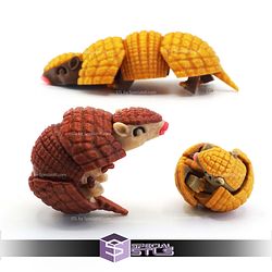 Super Basic STL Articulated Armadillo