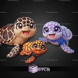 Super Basic STL Baby Sea Turtle