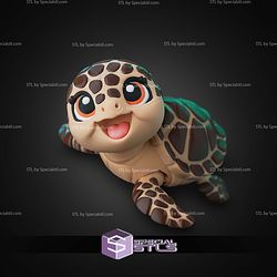 Super Basic STL Baby Sea Turtle