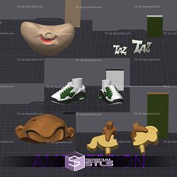 Super Basic STL Baby Taz Looney Tunes No AMS