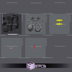 Super Basic STL Batman Armored Multipart
