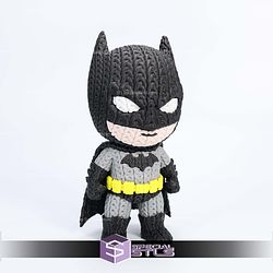 Super Basic STL Batman Knitted