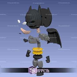 Super Basic STL Batman Knitted
