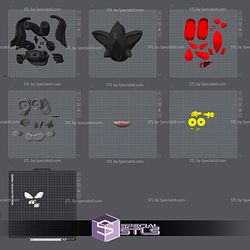 Super Basic STL Batman Shadow Sonic Multipart