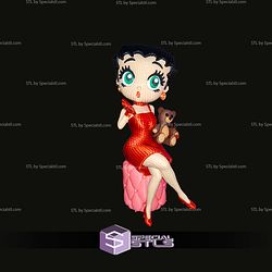 Super Basic STL Betty Boop Knitted No AMS Multipart