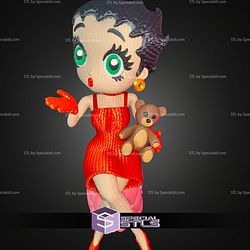Super Basic STL Betty Boop Knitted No AMS Multipart