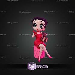Super Basic STL Betty Boop Knitted No AMS Multipart