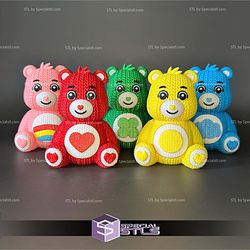 Super Basic STL Care Bears Knitted