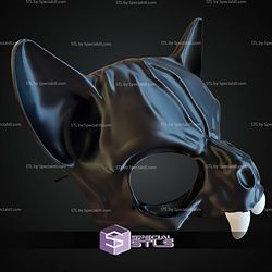 Super Basic STL Cat Skull Mask