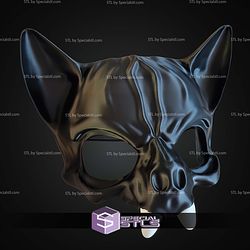 Super Basic STL Cat Skull Mask
