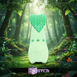 Super Basic STL Chikorita Knitted