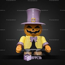 Super Basic STL Chunk Pumpkin Halloween