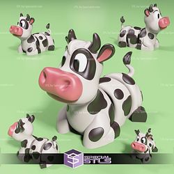 Super Basic STL Cowora Cute Cow