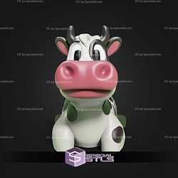 Super Basic STL Cowora Cute Cow