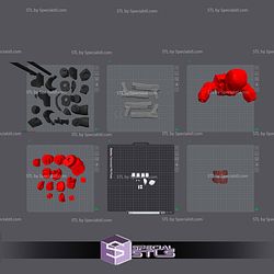 Super Basic STL Deadpool Pointing Gun Multipart