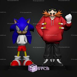 Super Basic STL Dr Eggman Urban Vibes