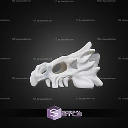 Super Basic STL Dragon Skull Decor and Hair Pin