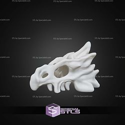 Super Basic STL Dragon Skull Decor and Hair Pin