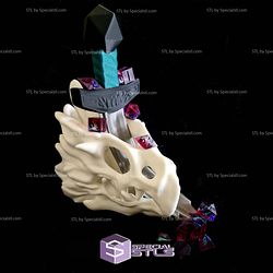 Super Basic STL Dragon Skull Dicetower