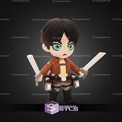 Super Basic STL Eren Yeager Knitted