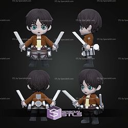 Super Basic STL Eren Yeager Knitted