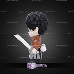 Super Basic STL Eren Yeager Knitted