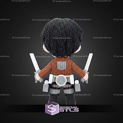 Super Basic STL Eren Yeager Knitted