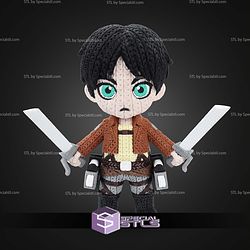 Super Basic STL Eren Yeager Knitted