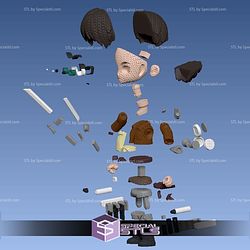 Super Basic STL Eren Yeager Knitted