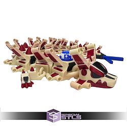 Super Basic STL Figher Plane Dragon