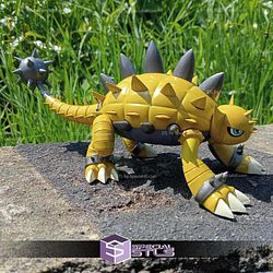 Super Basic STL Files Ankylomon Digimon