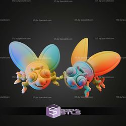 Super Basic STL Files Firefly Magnet