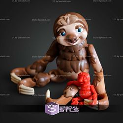 Super Basic STL Files Flexi Sloth