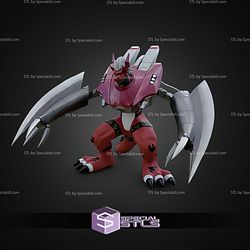 Super Basic STL Files Megalogrowmon Digimon