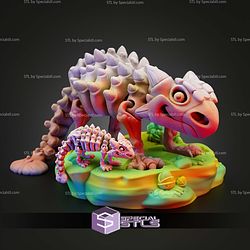 Super Basic STL Files Skeleton Ankylosaurus