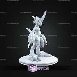 Super Basic STL Flamedramon Digimon